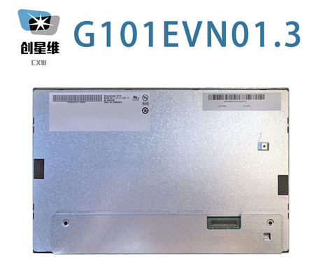 G101EVN01.3 AUO 10,1 ιντσών WLED φως πίσω, διάρκεια ζωής ≥ 50K ώρες, με LED driver, αντίστροφη I/F,6/8 bit