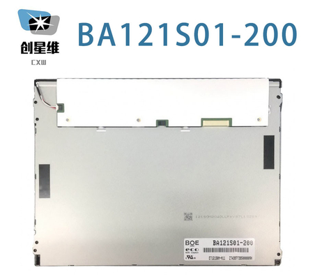BA121S01-200 BOE 12.1&quot; 800 ((RGB) × 600, 400 (τύπος)) ((cd/m2) ΙΝΔΥΣΤΙΑΛΙΚΗ ΕΛΚΙΔΙΚΗ ΕΠΙΔΕΣΗ