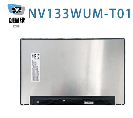 NV133WUM-T01 BOE 13,3&quot; 1920 ((RGB) × 1200, 300 cd/m2 Βιομηχανική οθόνη LCD