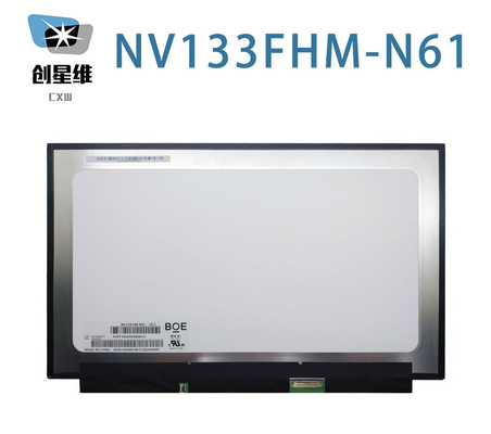 NV133FHM-N61 BOE 13,3&quot; 1920 ((RGB) × 1080, FHD 166PPI300 cd/m2 Βιομηχανική οθόνη LCD