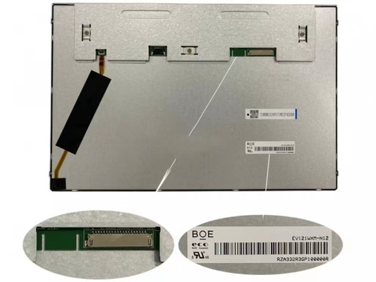 EV121WXM-N12 BOE 12.1&quot; 1280 ((RGB) × 800, 500 cd/m2 Βιομηχανική οθόνη LCD