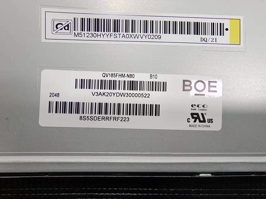 QV185FHM-N80 BOE 18,5&quot; 1920 ((RGB) × 1080, 350 cd/m2 Βιομηχανική οθόνη LCD