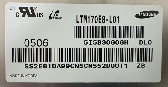 LTM170E8-L01 Samsung 17.0&quot; 1280 ((RGB) ×1024, 280 cd/m2 Βιομηχανική οθόνη LCD
