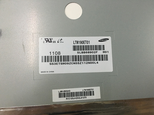 LTM190ET01 Samsung 19.0&quot; 1280 ((RGB) ×1024, 250 cd/m2 Βιομηχανική οθόνη LCD