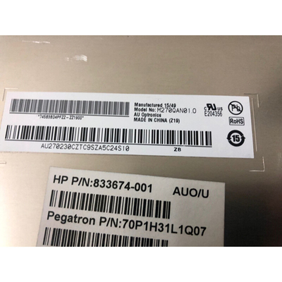 M270QAN02.0 AUO 27.0&quot; 3840 ((RGB) × 2160, 300 (Type.) ((cd/m2) Βιομηχανική οθόνη LCD
