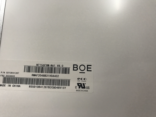 NV156FHM-N61 BOE 15.6" 1920 ((RGB) × 1080, 300 cd/m2 Βιομηχανική οθόνη LCD