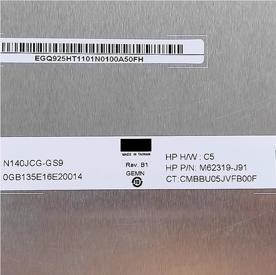N140JCG-GS9 Innolux 14,0&quot; 1920 ((RGB) × 1200, 400 cd/m2 Βιομηχανική οθόνη LCD