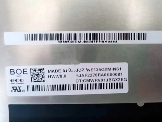 NE135GXM-N61 BOE 13,5&quot; 2256 ((RGB) × 1504 400 cd/m2 Βιομηχανική οθόνη LCD
