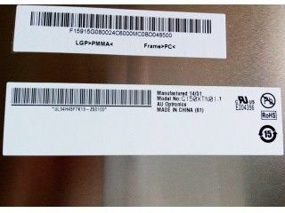 15 ιντσών λαμπτήρα TFT LCD G150XTN01.1 Χρήση για βιομηχανική χρήση 80/80/60/80 (τύπος.)