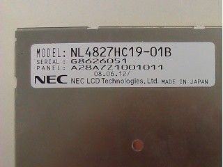 NL4827HC19-01B 128PPI 4.3 INCH 480×272 NEC TFT Δείκτης 97.04 ((H) × 55.86 ((V) mm
