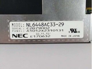 NL6448AC33-29 10.4 INCH 640×480 31 Πινς NEC TFT LCD 215.4 ((H) × 161.8 ((V) mm