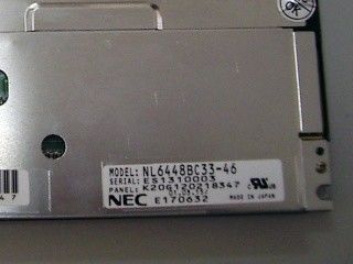 NL6448BC33-46 10.4 INCH 640 RGB × 480 VGA 76PPI NEC TFT LCD 530/550g (τύπος / μέγιστο.)