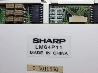 LM64P11 6.0 INCH 640×480 VGA Sharp TFT οθόνες 121,58 × 91,18 (H×V)