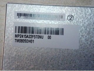 Χωρίς οδηγό DE SYNC Mode TM080SDH01 8 ιντσών Tianma TFT 70/70/50/70