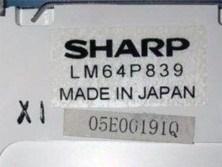 LM64P839 84PPI 640×480 VGA 9.4 INCH Sharp TFT LCD οθόνη 25/25/20/10 (τύπος.)