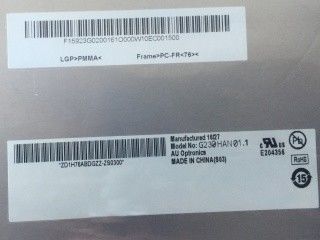 72% NTSC 23 ιντσών 300cd/m2 TFT LCD οθόνη G230HAN01.1 89/89/89/89 (τύπος.)
