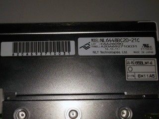 Εικονική οθόνη VGA 122PPI 800cd/m2 TFT LCD 6.5&quot; NL6448BC20-21C