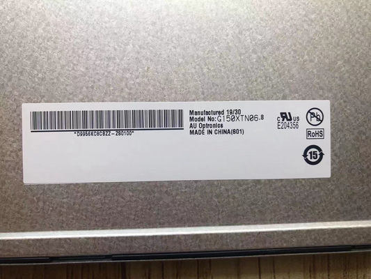 G150XTN06.8 AUO 15.0" 1024×768 450 cd/m2 80/80/70/80 Βιομηχανική οθόνη LCD