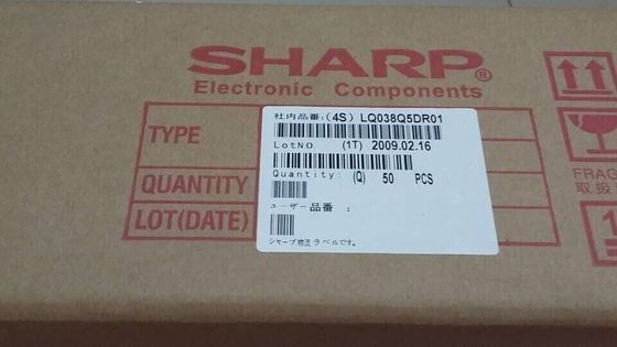 LQ038Q5DR01 3.8&quot; 320×240 450cd/M2 τετραγωνικό LCD πίνακα QVGA 106PPI