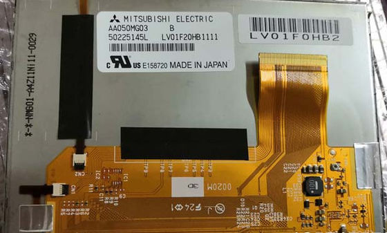 AA050MG03 Mitsubish 5,0 INC 800 (λειτουργούσα θερμοκρασία RGB) ×480: -30 ~ 80 ΒΙΟΜΗΧΑΝΙΚΉ LCD ΕΠΊΔΕΙΞΗ ° 900CD/M2