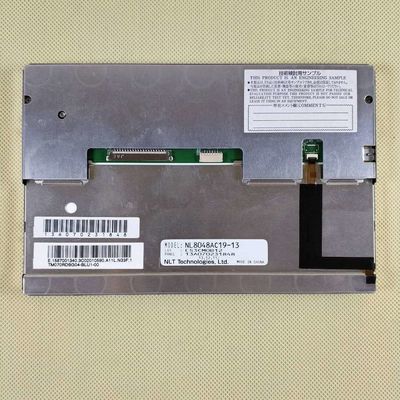 NL8048AC19-13 NLT 7&quot; 500nits 800×480 500CD/M2 LCM TFT Πίνακας LCD 2,4W