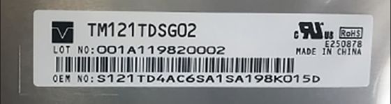TM121TDSG02 TIANMA 12,1 ΊΝΤΣΑ 1204×768 450 ΒΙΟΜΗΧΑΝΙΚΉ LCD ΕΠΊΔΕΙΞΗ CD/M ²