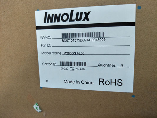 M280DGJ-L30 INNOLUX 28,0» 3840 (RGB) ×2160 300 ΒΙΟΜΗΧΑΝΙΚΉ LCD ΕΠΊΔΕΙΞΗ CD/M ²