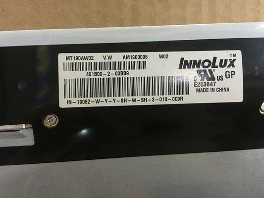 MT190AW02 V.0 INNOLUX 19,0» 1440 (RGB) ×900 300 ΒΙΟΜΗΧΑΝΙΚΉ LCD ΕΠΊΔΕΙΞΗ CD/M ²