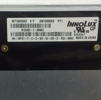 MT190EN02 V.Y INNOLUX 19,0» 1280 (RGB) ×1024 250 ΒΙΟΜΗΧΑΝΙΚΉ LCD ΕΠΊΔΕΙΞΗ CD/M ²