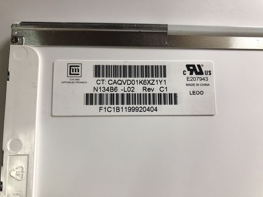 N134B6-L02 CMO 13,4» 1366 (RGB) ×768 220 ΒΙΟΜΗΧΑΝΙΚΉ LCD ΕΠΊΔΕΙΞΗ CD/M ²