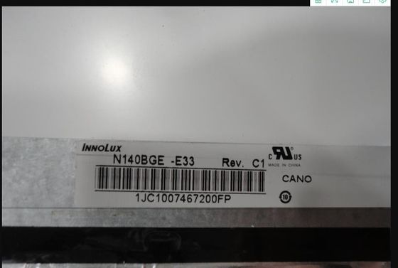 N140BGE-E33 INNOLUX 14,0» 1366 (RGB) ×768 220 ΒΙΟΜΗΧΑΝΙΚΉ LCD ΕΠΊΔΕΙΞΗ CD/M ²