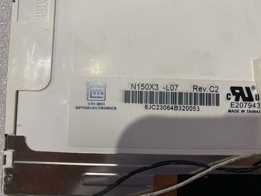 N150X3-L07 CMO 15,0» 1024 (RGB) ×768 170 ΒΙΟΜΗΧΑΝΙΚΉ LCD ΕΠΊΔΕΙΞΗ CD/M ²