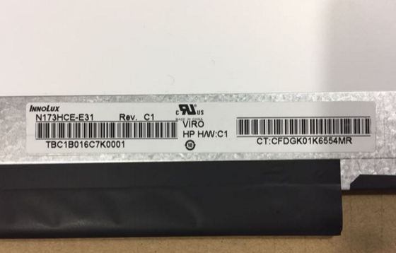 N173HCE-E31 INNOLUX 17,3» 1920 (RGB) ×1080 300 ΒΙΟΜΗΧΑΝΙΚΉ LCD ΕΠΊΔΕΙΞΗ CD/M ²