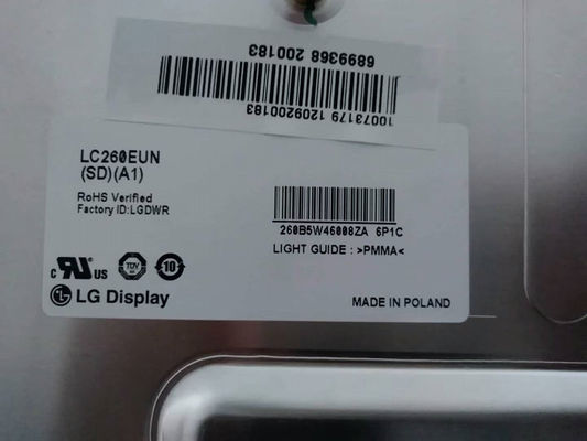 LC260EXN-SCB1 ΕΠΊΔΕΙΞΗ 26,0» 1366 (RGB) ×768 400 LG ΒΙΟΜΗΧΑΝΙΚΉ LCD ΕΠΊΔΕΙΞΗ CD/M ²