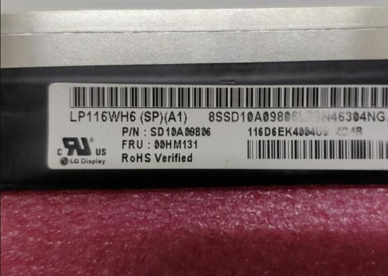 LP116WH6-SPA1 ΕΠΊΔΕΙΞΗ 11,6» 1366 (RGB) ×768 300 LG ΒΙΟΜΗΧΑΝΙΚΉ LCD ΕΠΊΔΕΙΞΗ CD/M ²
