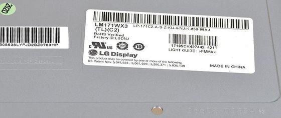 LM171WX3-TLC2 ΕΠΊΔΕΙΞΗ 17,1» 1440 (RGB) ×900 250 LG ΒΙΟΜΗΧΑΝΙΚΉ LCD ΕΠΊΔΕΙΞΗ CD/M ²