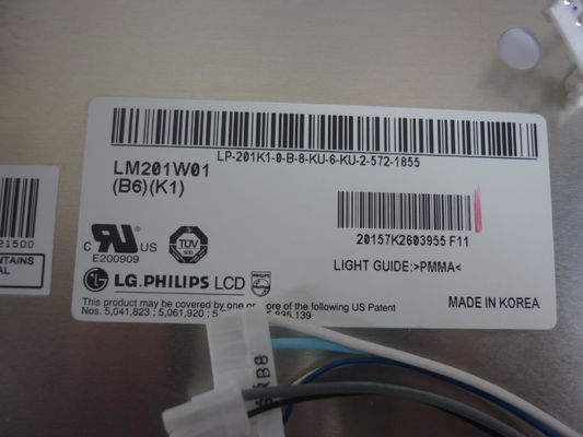LM201W01-SLA3 LG. LCD 20,1&quot; 1680 ((RGB) × 1050 Θέρμανση αποθήκευσης: -20 ~ 60 °C