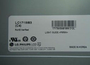 LC171W03-C4 LG. LCD 17,1&quot; 1280×768 450cd/m2 Βιομηχανική οθόνη LCD