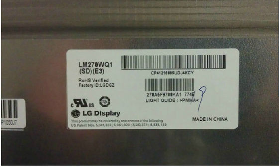 LM270WQ1-SDB3 ΕΠΊΔΕΙΞΗ 27,0 LG» ΒΙΟΜΗΧΑΝΙΚΉ LCD ΕΠΊΔΕΙΞΗ 2560×1440 420CD/M2