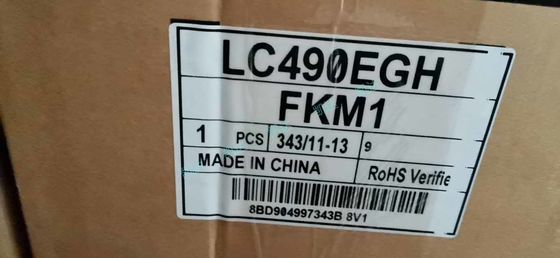 βιομηχανική LCD επίδειξη 90PPI LC490EGH-FKM1 LG επιτροπής 3840x2160 500cd/m2