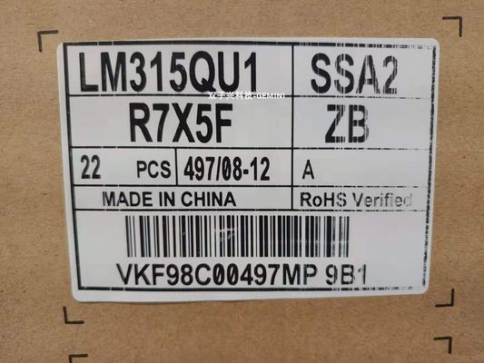 LM315QU1-SSA2 32.0&quot; 7680x4320 Βιομηχανική οθόνη TFT 400 cd/m2 89/89/89/89 (τύπος.)