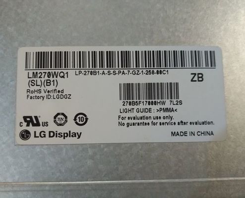 LM270WQ3-SLC1 ΕΠΊΔΕΙΞΗ 27,0 LG» ΒΙΟΜΗΧΑΝΙΚΉ LCD ΕΠΊΔΕΙΞΗ 2560×1440 300CD/M2