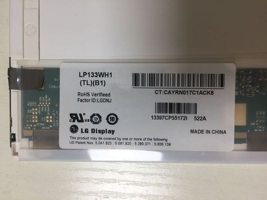 LP133WH1-TLB1 LG DISPLAYL 13,3» 1366 (RGB) ×768 300 ΒΙΟΜΗΧΑΝΙΚΉ LCD ΕΠΊΔΕΙΞΗ 118PPI CD/M ²