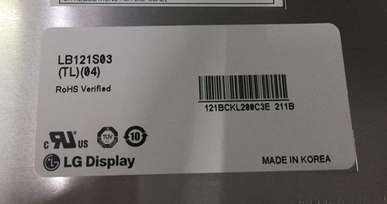 LB121S03-TD02 12.1 ίντσες 800x600 82PPI Tft LCD οθόνη 250cd/M2 LG.