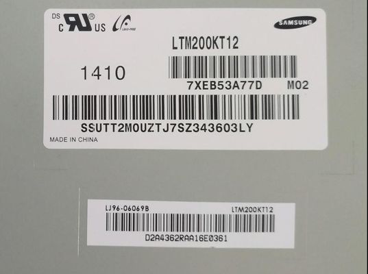 20.0&quot; 1600×900 250cd/M2 τετραγωνική οθόνη Tft LM200WD3-TLF1 85/85/75/85 (τύπος.)