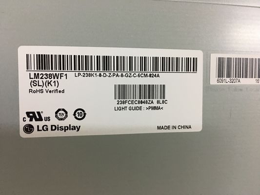 23,8 βιομηχανική LCD επιτροπή FHD 92PPI LM238WF1-SLA1 ίντσας 250cd/M2