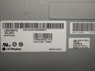 LM215WF3-SLQ1 ΕΠΊΔΕΙΞΗ 21,5» 1920 (RGB) ×1080 250 LG ΒΙΟΜΗΧΑΝΙΚΉ LCD ΕΠΊΔΕΙΞΗ CD/M ²