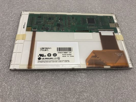 LB070WV1-TD07 LG. LCD 7,0&quot; 800 ((RGB) × 480 250 cd/m2 Βιομηχανική οθόνη LCD