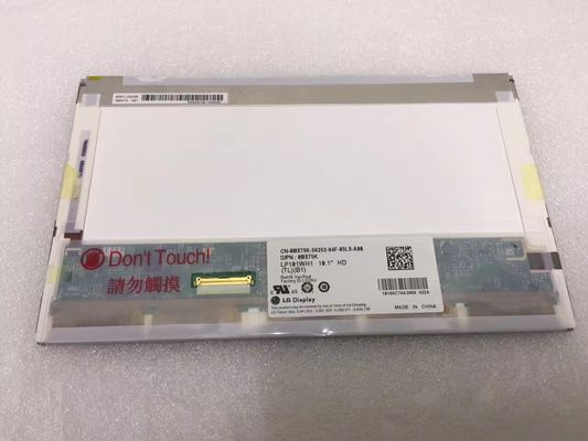 10.1» τετραγωνική LCD επιτροπή 250cd/M2 155PPI LP101WH1-TLB1 1366x768