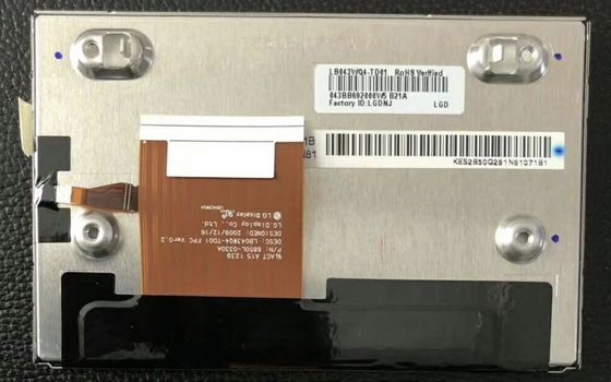 43&quot; 480x1080 400cd/M2 Tft Lcd Display 128PPI LB043WQ4-TD01 70/70/60/50 (τύπος.)